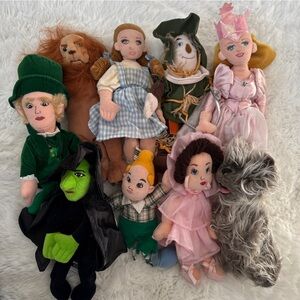 Vintage 1998 Wizard of Oz Plush Doll Set (Lot 2)